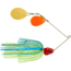 Booyah J.C. Covert Spinnerbait, 1/2oz, Org/G Col Blue Chart/Rd Hd, BYCVS12OGC725