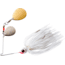 Booyah Double Colorado Spinnerbait, 3/8oz, Snow White, BYBCC38615