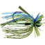Booyah Finance Jig, 1/2 oz, 3/0 Hook, 2 Pack, Lights Out, BYFNJ1261