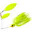 Booyah Glow Blade Willow Spinnerbait, 3/8oz, Chartreuse Chartreuse, BYGBW38617