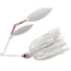 Booyah Glow Blade Willow Spinnerbait, 3/8oz, Pearl Wht/Snow White, BYGBW38615