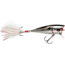 Booyah Prank Popper Diver, 5/16oz, 2.31in, 0-2 Feet, 6 Trebles, Chrome Black, BYPRK225