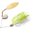 Booyah Tandem Blade Spinnerbait, 1/4oz, White Chartreuse, BYBT14616