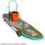 Bote Flood 12 ft Cypress Paddle Board, Classic, 120FL22CL-GS