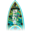 Bote HD 10 ft 6 in Gatorshell Paddle Board, Native Abalone, 106HD22NA-GS