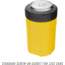 Bote MAGNEChill Can Cooler Switch, 12 oz, Yellow, BMPKSH12-23-YW