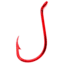 Brads Octopus Hook, Forged, Red, Size 8, 50 per Pack, OCR-8-50