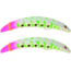 Brads Super Bait Casting/Trolling Lure, Rolling Swivel And Scent Pad, Sa-Weet, 4in, #2 Treble, 2/Pack, TPSB-42