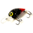 Brads Wiggler Crankbait, Floating/Sinking, Black/Red Tail/Silver Specks, 3in, 3/8oz, BW-30