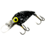 Brads Wiggler Crankbait, Floating/Sinking, Black with Silver Flakes, 3in, 3/8oz, BW-02