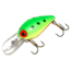 Brads Wiggler Crankbait, Floating/Sinking, Green Mesh/Chartreuse with Black Dots, 3in, 3/8oz, BW-111