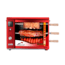 BRAZILIAN FLAME 03-LX Red Gas Rotisserie 3 Skewer Grill, Red, BG-03LX Red