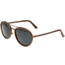 Breed Gemini Titanium Sunglasses, Brown Frame, Black Lens, Polarized, One Size, BSG038BN