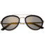 Breed Gemini Titanium Sunglasses, Gold-Black Frame, Gold-Green Lens, Polarized, One Size, BSG038GD