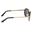 Breed Gemini Titanium Sunglasses, Gold-Black Frame, Gold-Green Lens, Polarized, One Size, BSG038GD