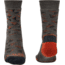 Bridgedale Hike Midweight Merino Endurance Boot Pattern Socks - Mens, Brown/Orange, Medium, 710092-117-M