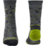 Bridgedale Hike Midweight Merino Endurance Boot Pattern Socks - Mens, Grey/Lime, Extra Large, 710092-118-XL