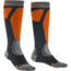 Bridgedale Ski Easy On Socks - Mens, Gunmetal/Orange, Medium, 710102-037-M
