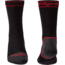 Bridgedale StormSock Heavyweight Boot Socks - Mens, Black/Red, Medium, 710076-845-M
