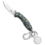 Brighten Blades Brighten Blades WISH Keychain Frame Lock Knife Dandelion Aluminum 1.7" Satin, Black/Yellow, Stainless Steel, adult, BHQ-138659