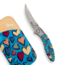 Brighten Blades Love Folding Knife w/ Case, 2.56in, 8Cr13MoV Stainless Steel, Clip Point, Multi, BB-108