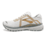 Brooks Adrenaline GTS 20 Road Running Shoe - Womens, White/Grey/Gold, Medium, 5.0, 1202961B164.050