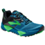 Brooks Cascadia 12 Trail Running Shoe - Men's-Black/Turkish Tile/Andean Toucan-Medium-8
