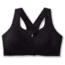 Brooks Dare Zip Run Bra 2.0 - Womens, Black, 40AB, 350083001.040AB