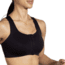 Brooks Dare Zip Run Bra 2.0 - Womens, Black, 40AB, 350083001.040AB