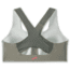 Brooks Dare Zip Run Bra 2.0 - Womens, Pebble/Dark Pebble/Cool Mint, 36DE, 350083326.036DE