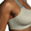 Brooks Dare Zip Run Bra 2.0 - Womens, Pebble/Dark Pebble/Cool Mint, 36DE, 350083326.036DE