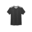 Brooks Distance Men's Short Sleeve Shirt, Heather Black/Heather Sterling, Extra Small, 211052-HBLK-HSTRL-XS