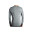 Brooks Distance Mens Long Sleeve Shirt, Heather Sterling/Blaze/Blaze C, 2XL, 211051-HSRLBLZ-BLZC-XXL