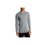 Brooks Distance Mens Long Sleeve Shirt, Heather Sterling/Blaze/Blaze C, 2XL, 211051-HSRLBLZ-BLZC-XXL