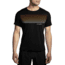 Brooks Distance Short Sleeve 2.0 - Mens, Black/Gradient Stripe, XL, 211453050.040