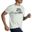 Brooks Distance Short Sleeve 2.0 - Mens, Htr Mist/Run With Nature, M, 211453335.030