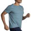 Brooks Distance Short Sleeve 2.0 - Mens, Htr Slate Blue, S, 211453409.025