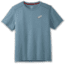 Brooks Distance Short Sleeve 2.0 - Mens, Htr Slate Blue, S, 211453409.025