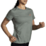 Brooks Distance Short Sleeve 2.0 - Womens, Dark Pebble, XL, 221614356.040