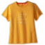 Brooks Distance Short Sleeve 2.0 - Womens, Htr Sun Glow/Run Icons, XS, 221614899.020