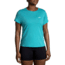 Brooks Distance Short Sleeve 2.0 - Womens, Nile Green, L, 221614336.035