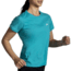 Brooks Distance Short Sleeve 2.0 - Womens, Nile Green, L, 221614336.035