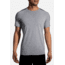Brooks Distance Short Sleeve Running Shirt - Mens, Heather Ash/Asphalt, Large, 211213024.035