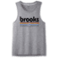 Brooks Distance Tank 2.0 - Mens, Htr Ash/BR Track Stripe, S, 211446061.025