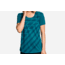Brooks Distance Women's Running Short Sleeve Shirt, Heather Ocean/Ocean Track, Medium 221259-Heather Ocean/Ocean Track-M
