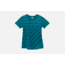 Brooks Distance Women's Running Short Sleeve Shirt, Heather Ocean/Ocean Track, Medium 221259-Heather Ocean/Ocean Track-M