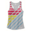 Brooks Distance Women's Tank, Heather Sterling/Multi Track, 2XL, 221260-HSTRL-MLTR-XXL