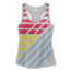 Brooks Distance Women's Tank, Heather Sterling/Multi Track, Large, 221260-HSTRL-MLTR-L