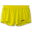 Brooks Elite 3in Split Short - Mens, Acid Lime/Nightlife, M, 211390332.030