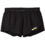 Brooks Elite 3in Split Short - Mens, Black/Nightlife, M, 211390070.030